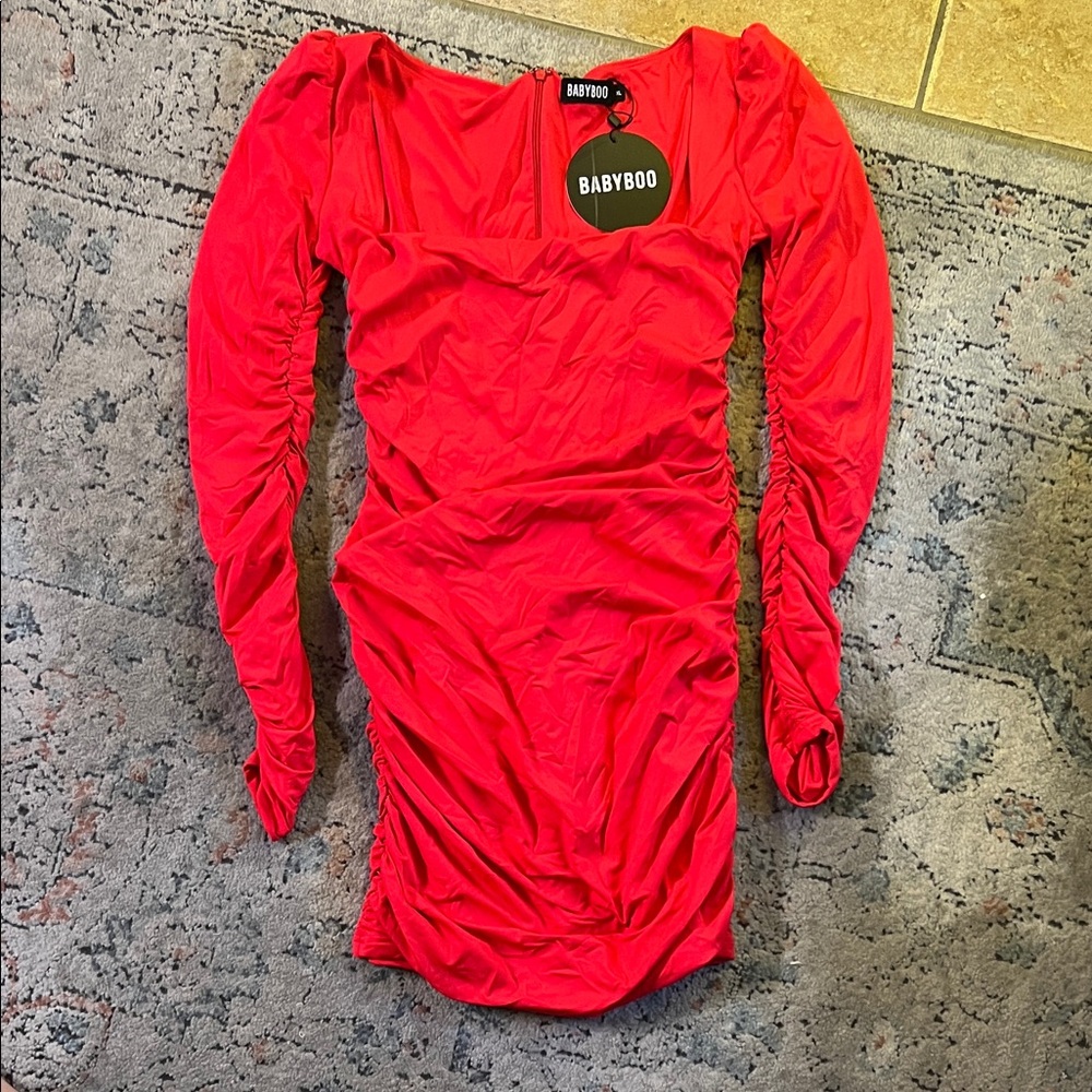 Babyboo Red Mini Dress